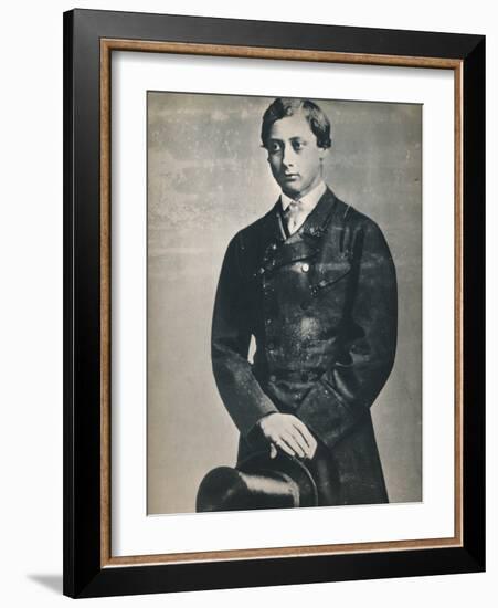 'Edward VII as Prince of Wales, New York,1860', 1860, (1939)-Mathew Brady-Framed Photographic Print