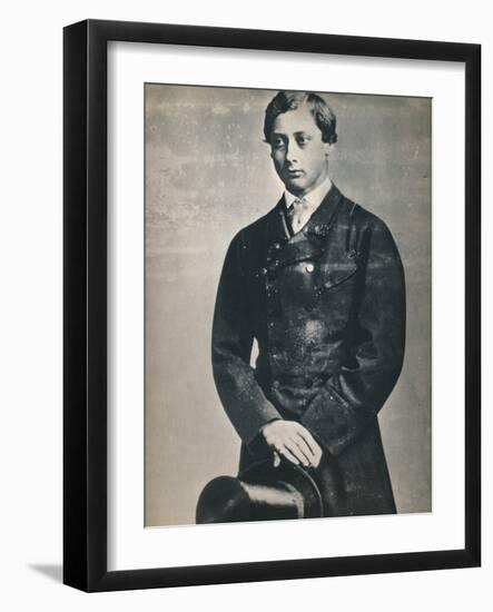 'Edward VII as Prince of Wales, New York,1860', 1860, (1939)-Mathew Brady-Framed Photographic Print