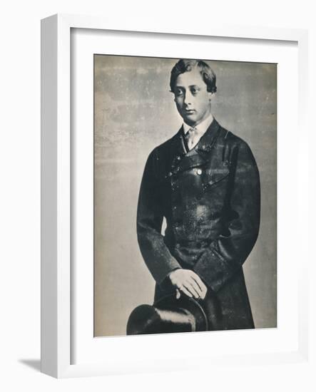 'Edward VII as Prince of Wales, New York,1860', 1860, (1939)-Mathew Brady-Framed Photographic Print