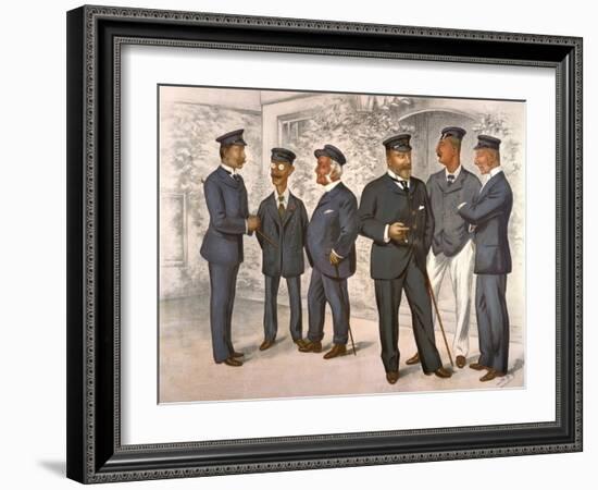 Edward VII, Cowes, Vf 1894-Leslie Ward-Framed Art Print