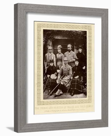 Edward VII, Family C.1883-null-Framed Photographic Print