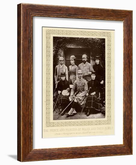 Edward VII, Family C.1883-null-Framed Photographic Print