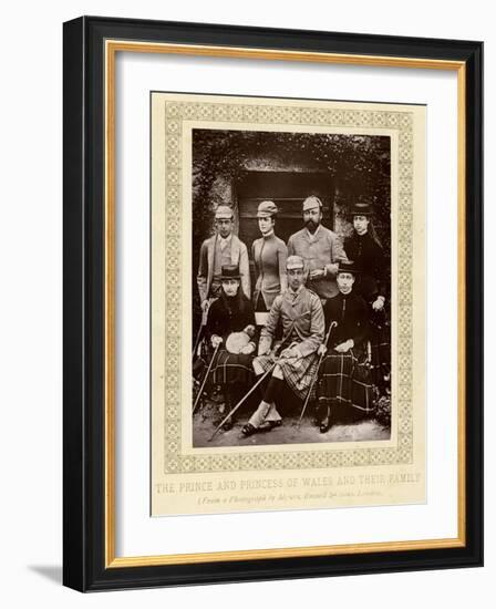 Edward VII, Family C.1883-null-Framed Photographic Print