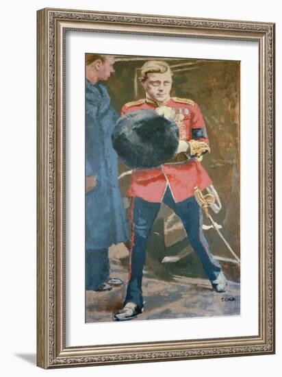 Edward VIII (1894-1972) as a Welsh Guard-Walter Richard Sickert-Framed Giclee Print