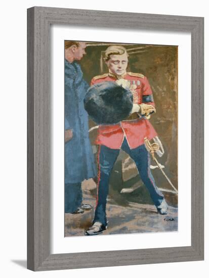 Edward VIII (1894-1972) as a Welsh Guard-Walter Richard Sickert-Framed Giclee Print