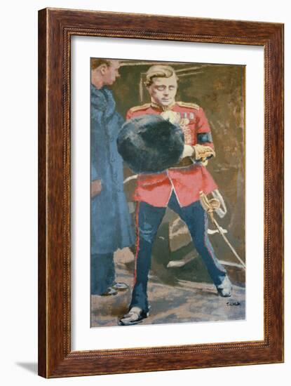 Edward VIII (1894-1972) as a Welsh Guard-Walter Richard Sickert-Framed Giclee Print