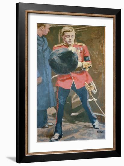 Edward VIII (1894-1972) as a Welsh Guard-Walter Richard Sickert-Framed Giclee Print