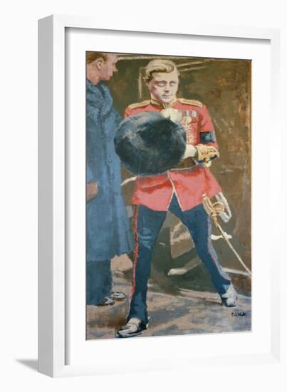 Edward VIII (1894-1972) as a Welsh Guard-Walter Richard Sickert-Framed Giclee Print