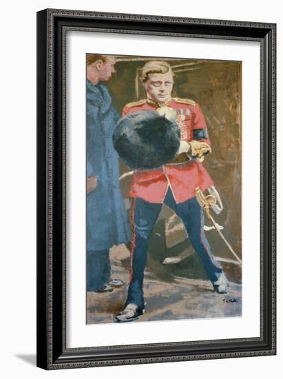 Edward VIII (1894-1972) as a Welsh Guard-Walter Richard Sickert-Framed Giclee Print