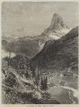 Brocken-Type Spectre in the Form of a Triple Cross Observed by Whymper in the Alps-Edward Whymper-Art Print