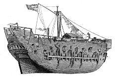 Dutch Cargo Boats in Rough Sea-Edward William Cooke-Giclee Print
