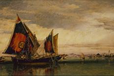 Sunset on the Lagoon of Venice-Edward William Cooke-Giclee Print