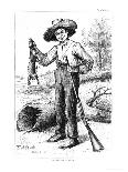 Frontispiece to "The Adventures of Huckleberry Finn," by Mark Twain 1884-Edward Windsor Kemble-Giclee Print