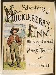 Frontispiece to "The Adventures of Huckleberry Finn," by Mark Twain 1884-Edward Windsor Kemble-Framed Giclee Print