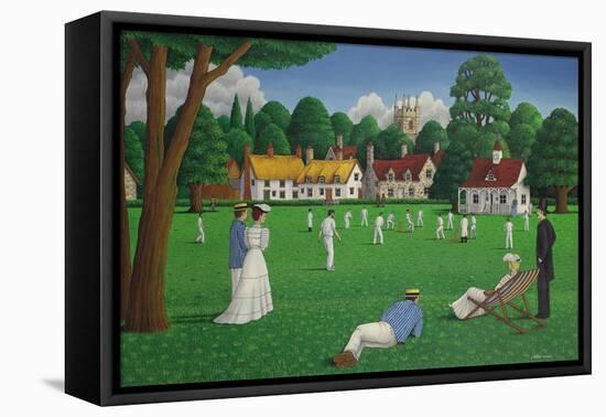 Edwardian Cricket, 1986 (Acrylic on Canvas)-Larry Smart-Framed Premier Image Canvas