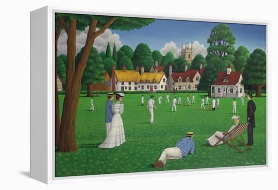 Edwardian Cricket, 1986 (Acrylic on Canvas)-Larry Smart-Framed Premier Image Canvas