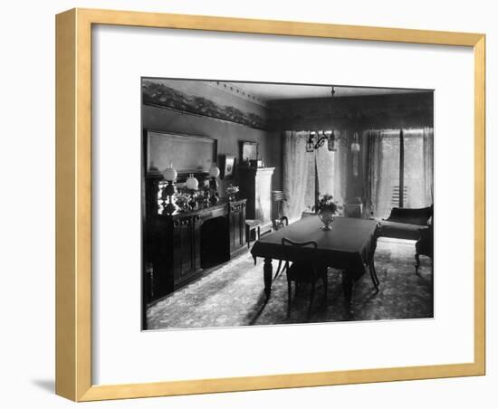 Edwardian Dining Room, 1909-null-Framed Giclee Print