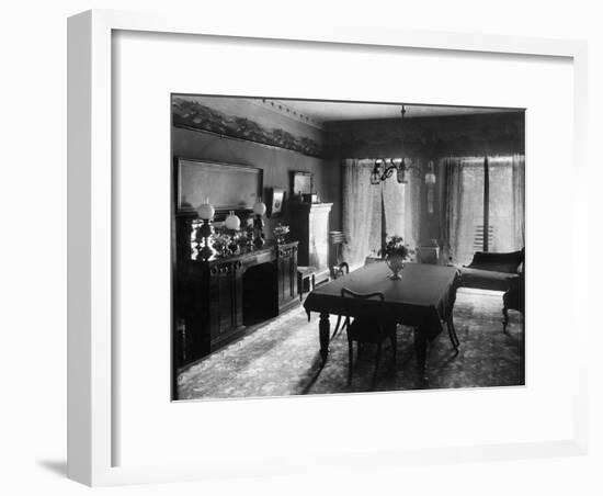 Edwardian Dining Room, 1909-null-Framed Giclee Print