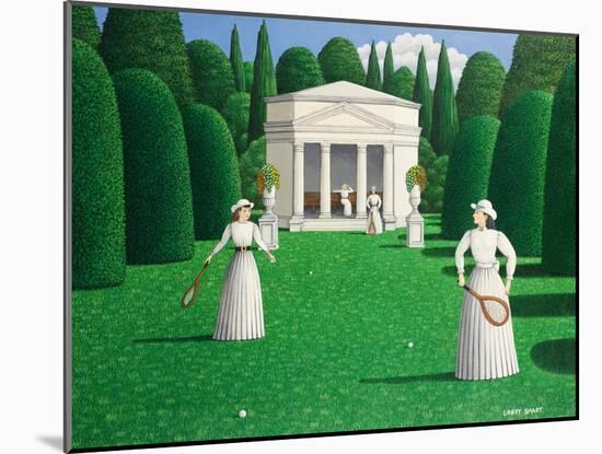 Edwardian Ladies Playing Tennis, 1978-Larry Smart-Mounted Giclee Print