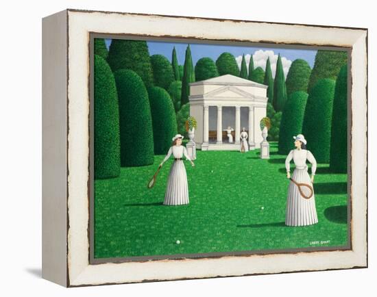 Edwardian Ladies Playing Tennis, 1978-Larry Smart-Framed Premier Image Canvas