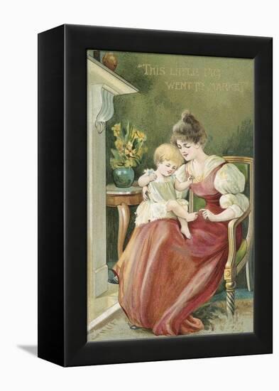 Edwardian Postcard-English Photographer-Framed Premier Image Canvas