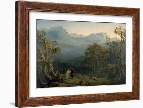 Edwin and Angelina, 1816-John Martin-Framed Giclee Print