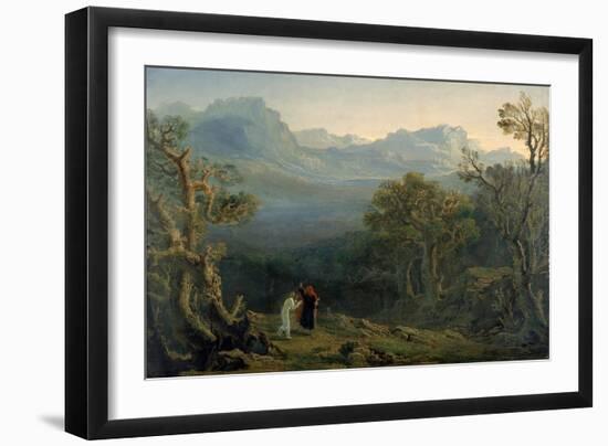 Edwin and Angelina, 1816-John Martin-Framed Giclee Print