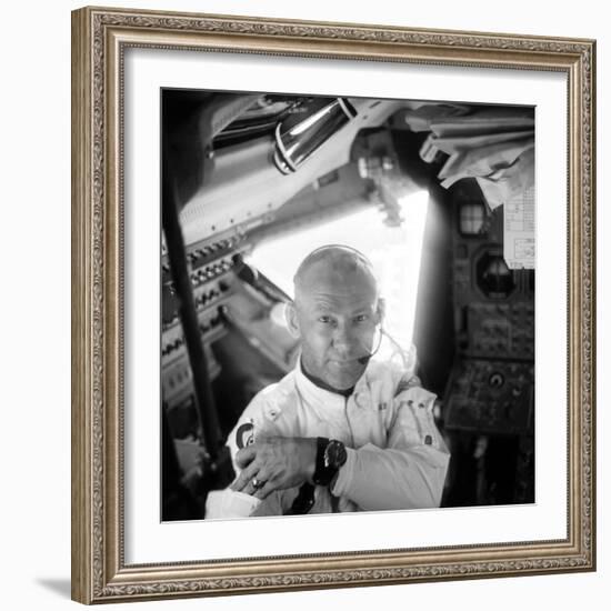 Edwin 'Buzz' Aldrin (1930-)-Neil Armstrong-Framed Photographic Print