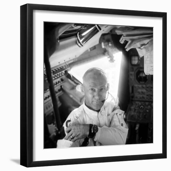 Edwin 'Buzz' Aldrin (1930-)-Neil Armstrong-Framed Photographic Print