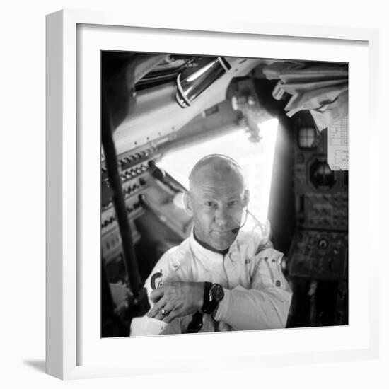 Edwin 'Buzz' Aldrin (1930-)-Neil Armstrong-Framed Photographic Print