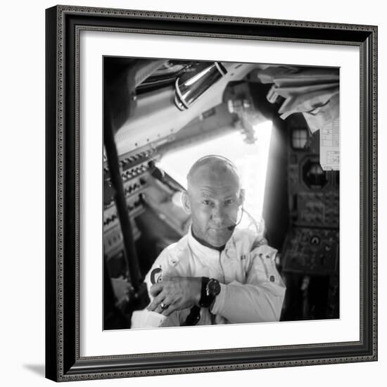 Edwin 'Buzz' Aldrin (1930-)-Neil Armstrong-Framed Photographic Print