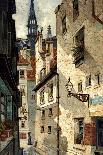 Rue Des Chartres, Old Paris, 1878-Edwin Deakin-Framed Giclee Print
