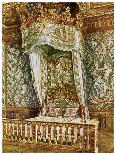 Gilt State Bed of Marie Antoinette, Queen's Bedroom, Palais De Fontainebleau, France, 1911-1912-Edwin Foley-Giclee Print