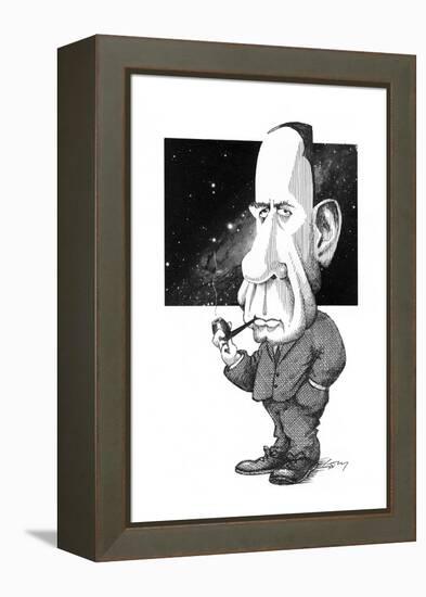 Edwin Hubble, US Astronomer-Gary Gastrolab-Framed Premier Image Canvas