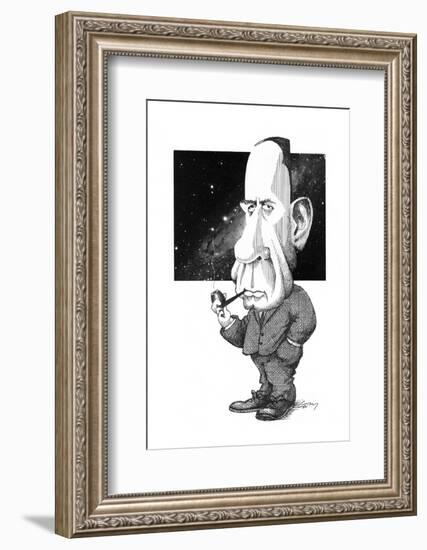 Edwin Hubble, US Astronomer-Gary Gastrolab-Framed Photographic Print