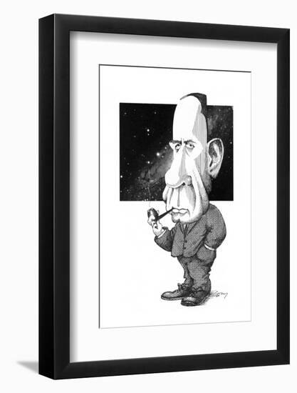 Edwin Hubble, US Astronomer-Gary Gastrolab-Framed Photographic Print