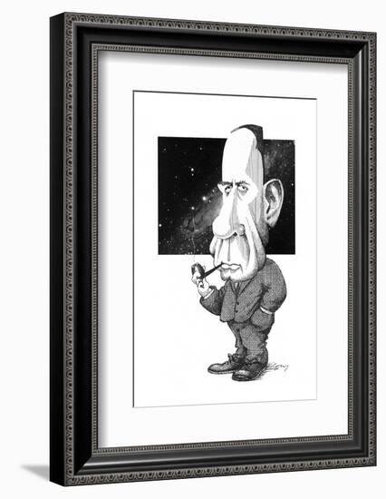 Edwin Hubble, US Astronomer-Gary Gastrolab-Framed Photographic Print