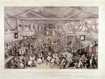 The Fleet of the City Steamboats Passing in Review Order Off Chelsea, London, C1860-Edwin Jewitt-Giclee Print