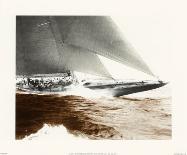 The Schooner Half Moon at Sail, 1910s-Edwin Levick-Art Print