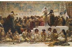 The Babylonian Marriage Market-Edwin Long-Giclee Print