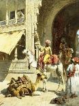 Royal Elephant at the Gateway to the Jami Masjid, Mathura, 19th or Early 20th Century-Edwin Lord Weeks-Giclee Print