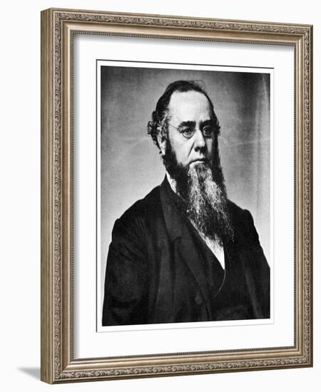 Edwin Mcmasters Stanton, President Lincoln's Secretary of War, 1860S-MATHEW B BRADY-Framed Giclee Print