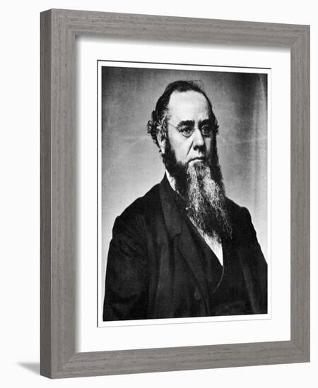 Edwin Mcmasters Stanton, President Lincoln's Secretary of War, 1860S-MATHEW B BRADY-Framed Giclee Print