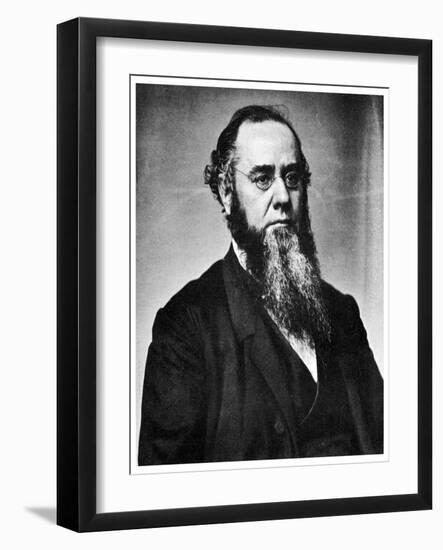 Edwin Mcmasters Stanton, President Lincoln's Secretary of War, 1860S-MATHEW B BRADY-Framed Giclee Print