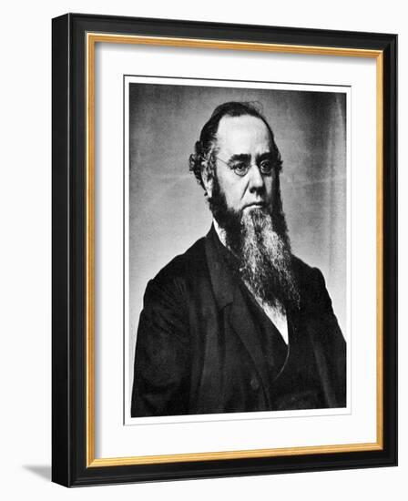 Edwin Mcmasters Stanton, President Lincoln's Secretary of War, 1860S-MATHEW B BRADY-Framed Giclee Print