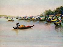 'A Typical Canal Scene, Bangkok', 1913-Edwin Norbury-Framed Giclee Print