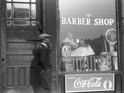 Black Nevada - Barbershop Las Vegas print by Philippe HUGONNARD