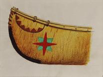 Examples of Basic Designs on Fur Trade Canoes-Edwin Tappan Adney-Framed Giclee Print