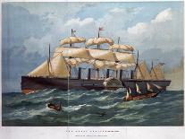 Government Troop Steamer for the Lower Indus-Edwin Weedon-Premier Image Canvas