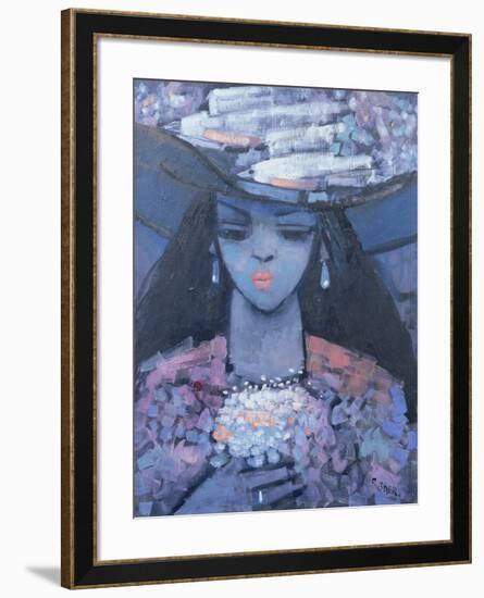 Edwina's Hat, 1991-Endre Roder-Framed Giclee Print